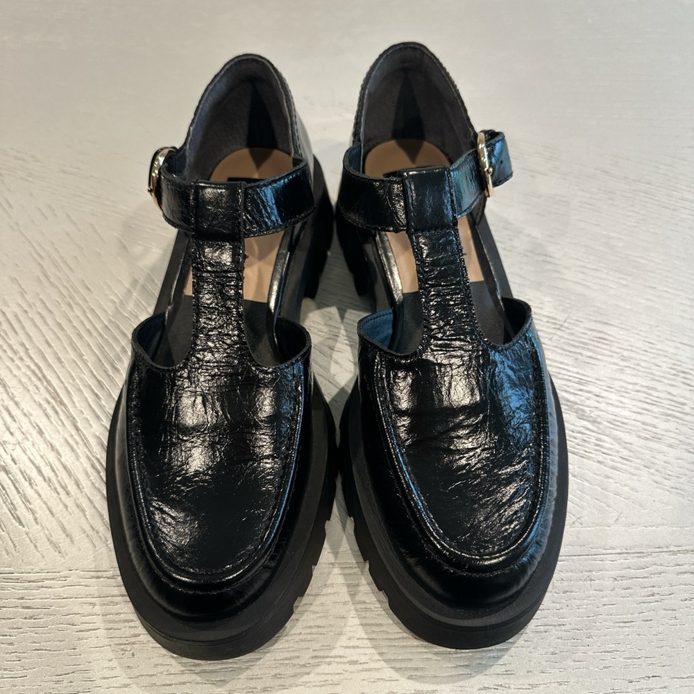 Dolce Vita Black Leather Loafers
